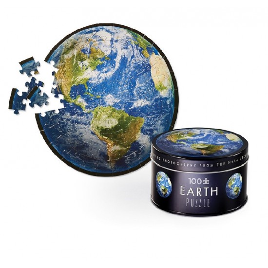 100-pc NASA Tin Puzzle Earth