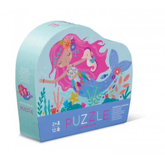 12-pc Mini Puzzle Mermaid