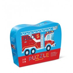 12-pc Mini Puzzle Fire Truck