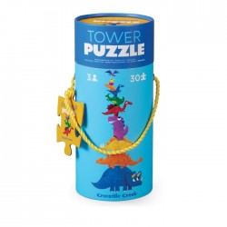 30-pcs Tower Puzzle Dinosaur
