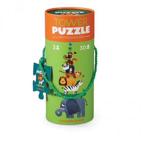 30-pcs Tower Puzzle Jungle