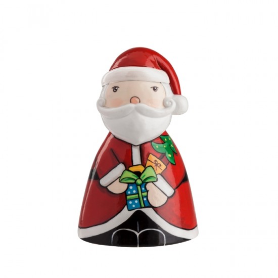 Bell Christmas Santa Claus 6x9 cm