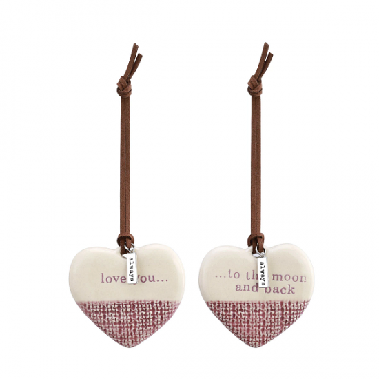 Love One to Keep, One to Share Ornament (Set of 2) 5 cm