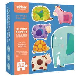 Geometry & Animal Puzzle 32pcs