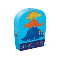12-pc Mini Puzzle Dino Friends
