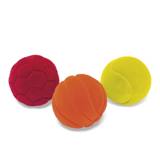Set of 3 Mini Sport Balls  D. 5 cm