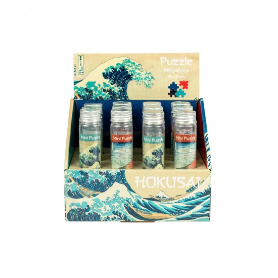Πάζλ 150 Pcs Σε Κύλινδρο Hokusai 12 ass 15,7x3 cm