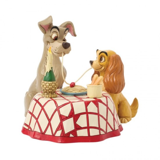 Dinner For Two (Lady & the Tramp Spaghetti Figurine) 15 cm
