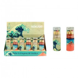 Μολύβια Σε Κύλινδρο Hokusai 12 ass 10,5x3 cm