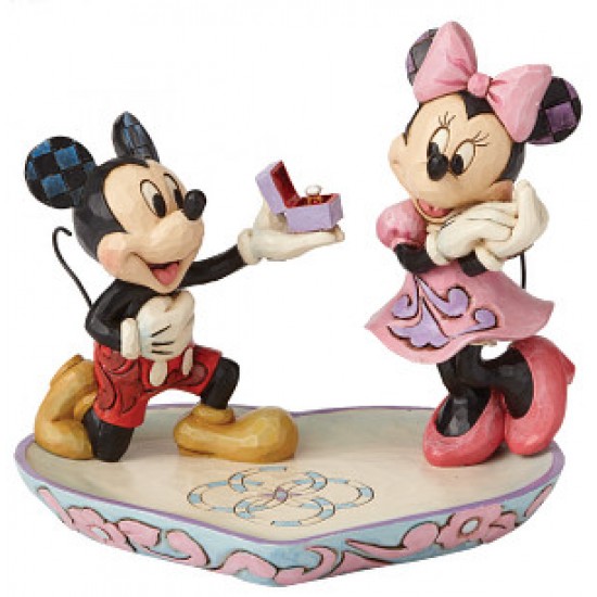 A Magical Moment (Mickey Proposing To Minnie) 13 cm