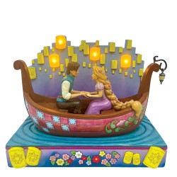 A Dream Come True (Tangled Boat with Lanterns Figurine) 15 cm