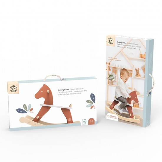 Ξύλινο Κουνιστό αλογάκι 82x35,5x55 cm