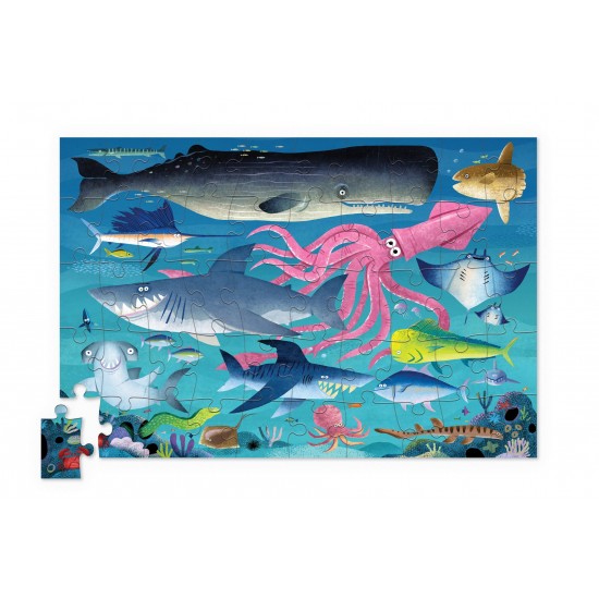 50-pcs Tin Puzzle Shark Reef