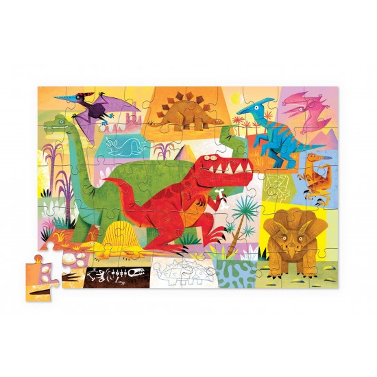 50-pcs Tin Puzzle Dino World