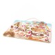 Ξύλινο Μαγνητικό παζλ Ζαχαρωτά 48 τεμ 5+ 42x33x1 cm