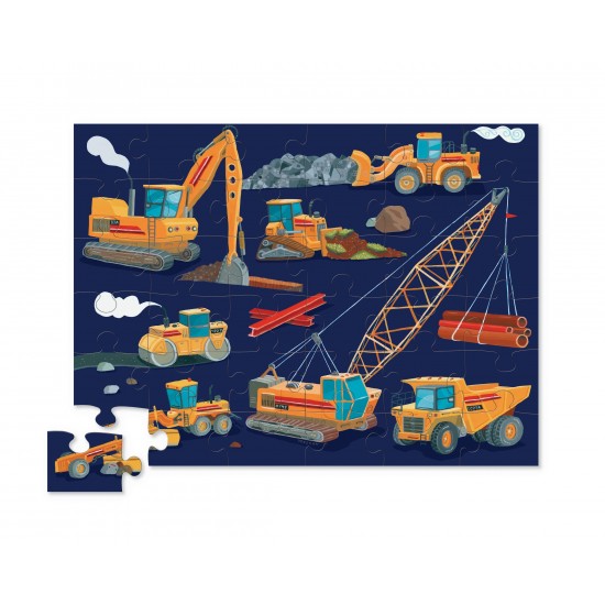 36-pcs Puzzle Construction Zone
