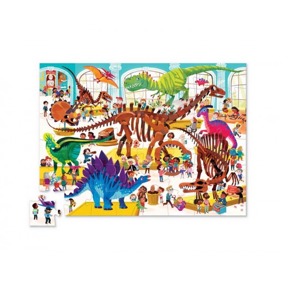 48-pcs Day at the Dinosaur Museum