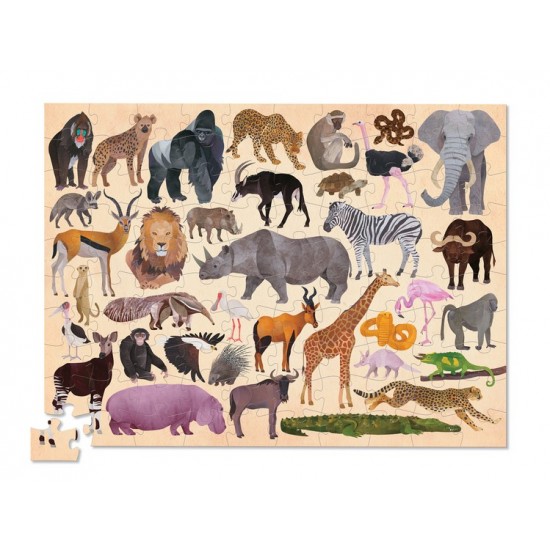 100-pc 36 Wild Animals