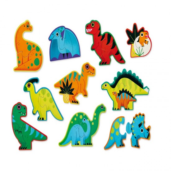 10 Beginners  Puzzle Dinosaur