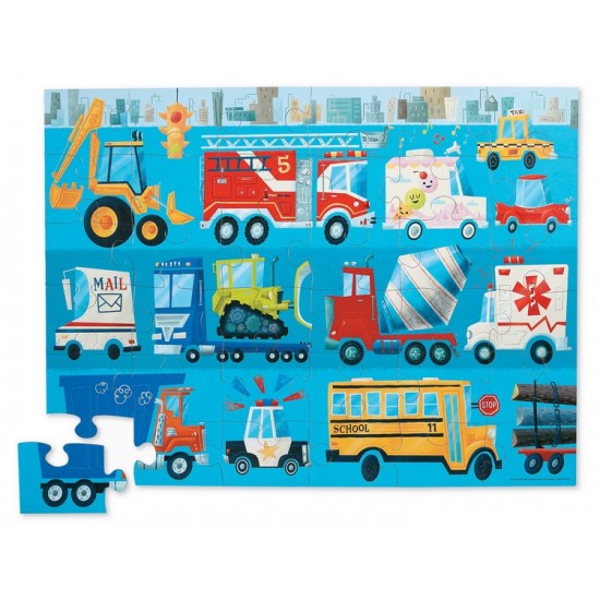 36-pcs Puzzle Vehicles
