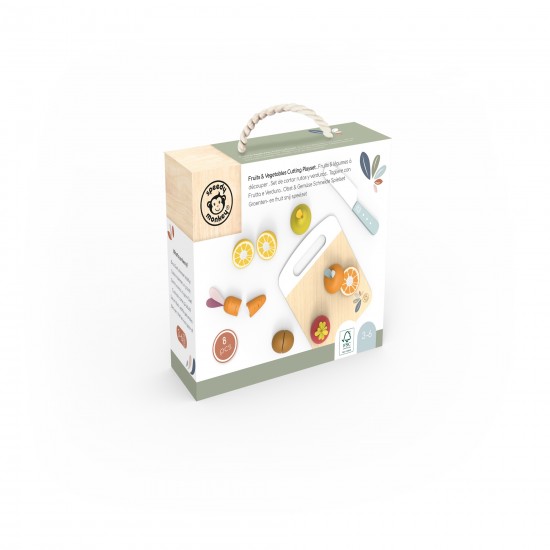 Ξύλινη Πλάκα Κοπής Φρούτων Και Λαχανικών 20x15,5x0,5 cm