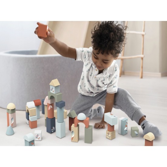 Ξύλινοι Κύβοι ταξινόμησης 50 τεμ 18x18x18,5 cm