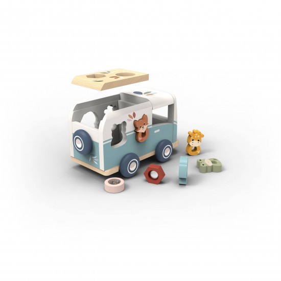 Ξύλινο Φορτηγό Τακτοποίησης 24x14x13 cm