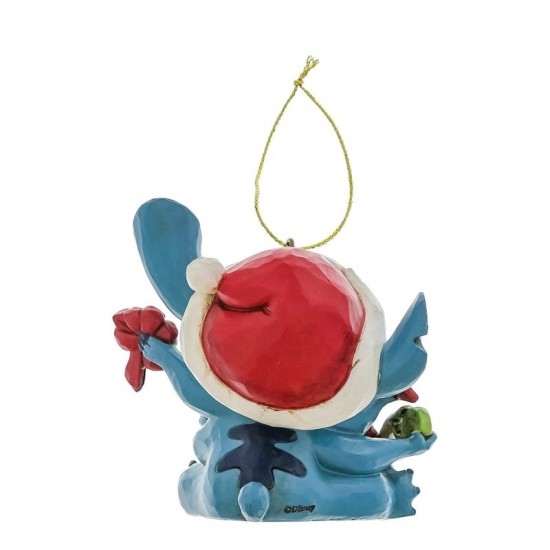Stitch Unwrapping Gift Hanging Ornament 7,5 cm