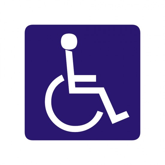 ΣΗΜΑ ΑΥΤΟΚΟΛΛΗΤΟ ΑΝΑΠΗΡΙΚΟ ΜΙΚΡΟ 10x10cm