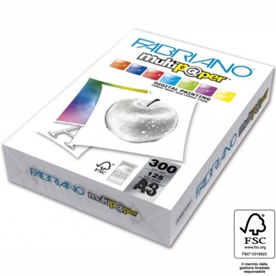 ΧΑΡΤΙ ΦΩΤΟΤΥΠΙΚΟ ΛΕΥΚΟ FABRIANO Α3 300gr (125φ) multipaper