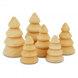 ΔΙΑΚΟΣΜΗΤΙΚΑ ΞΥΛΙΝΑ ΔΕΝΤΡΑ ΣΕΤ 6τεμ.