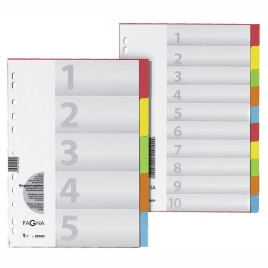 ΔΙΑΧΩΡΙΣΤΙΚΑ ΚΛΑΣΕΡ ΧΑΡΤΙΝΑ PAGNA ΣΕΤ ΤΩΝ 12χρωμ. XXL