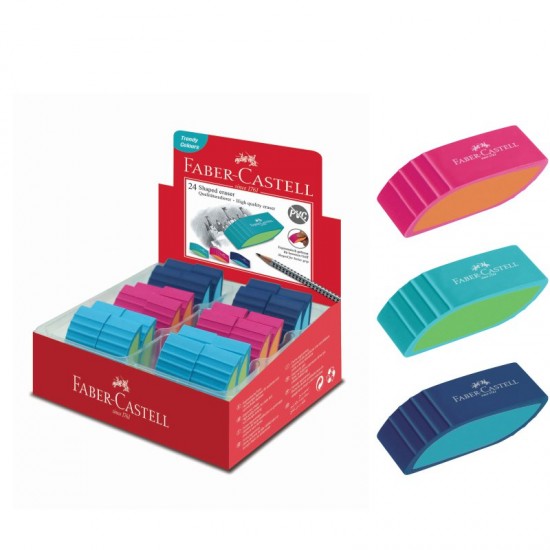 ΓΟΜΕΣ FABER CASTELL ΧΡΩΜΑΤΙΣΤΕΣ ΚΟΥΤΙ 24τεμ.