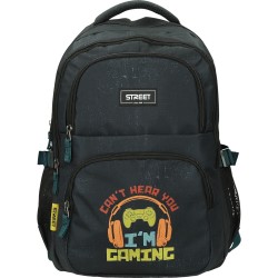 ΤΣΑΝΤΑ ΣΧΟΛΙΚΗ STREET GAMING 32x13x45cm (με εργονομική πλάτη air system)