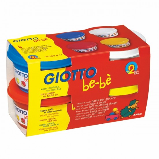 ΠΛΑΣΤΟΖΥΜΑΡΑΚΙΑ GIOTTO BE-BE  ΣΕΤ 4/100gr