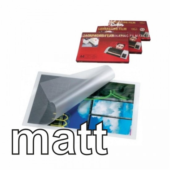 ΠΛΑΣΤΙΚΟΠΟΙΗΣΗΣ ΔΙΦΥΛΛΑ O.K. Α4 125mic MATT