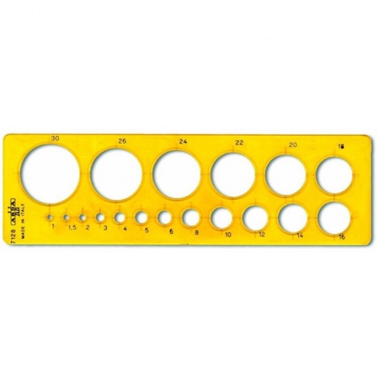 ΣΤΕΝΣΙΛ ARDA ΚΥΚΛΩΝ ΜΙΚΡΟ (1-30)