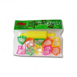 ΦΟΡΜΕΣ  ΠΛΑΣΤΕΛΙΝΗΣ ΣΕΤ 10τεμ.+ ΠΛΑΣΤΗΣ  NARA