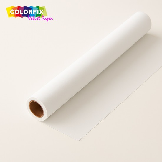 ΧΑΡΤΙ ΒΕΛΟΥΤΕ COLORFIX ΡΟΛΟ 70cm x 10m ΛΕΥΚΟ