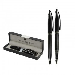ΣΤΥΛΟ WELLINGTON ΣΕΤ LEXUS BLACK  (Διαρκείας & roller)