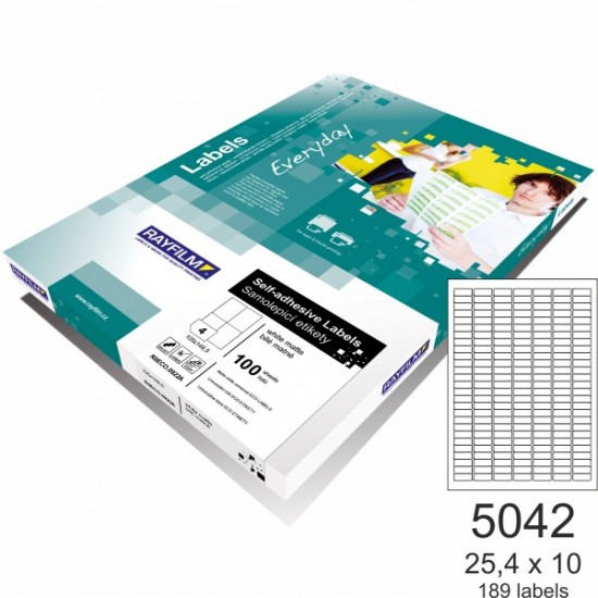 ΕΤΙΚΕΤΕΣ RAYFILM ECO Α4 25.4x10mm 100φ.