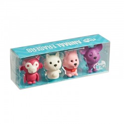 ΓΟΜΕΣ TINC PINK ANIMAL ΚΟΥΤΙ ΣΕΤ 4τεμ.