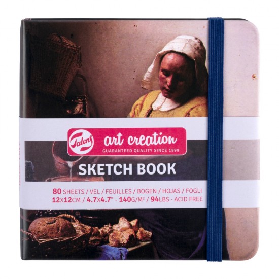 TALENS SKETCHBOOK ART CREATION 12x12 140gr THE MILKMAID