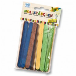 ΞΥΛΑΚΙΑ FOLIA ΓΛΩΣΣΟΠΙΕΣΤΡΑ 114Χ10Χ2mm ΣΕΤ 50τεμ.( 25 φυσικό + 25 χρωματ.)