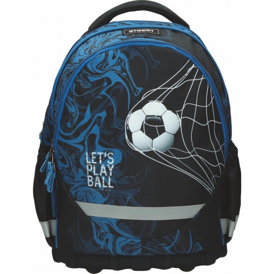 ΤΣΑΝΤΑ ΣΧΟΛΙΚΗ STREET NETTED 31x16x43cm (με εργονομική πλάτη air system και σκληρό πάτο)