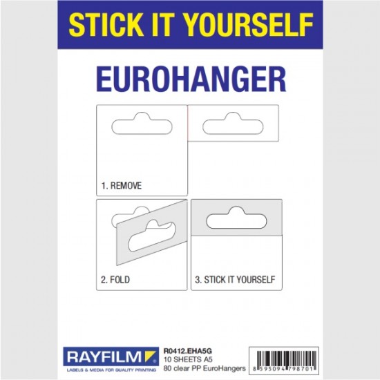 ΑΥΤΟΚ/ΤΑ RAYFILM EUROHANGERS A5 (πακέτο 10φυλ./80 hangers)
