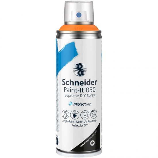ΧΡΩΜΑΤΑ ΑΚΡΥΛΙΚΑ SCHNEIDER Σπρέι PAINT-IT 030 200ml LIGHT ORANGE