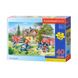 PUZZLE  CASTORLAND 40τεμ. MAXI Fire Bridate (590x400mm)
