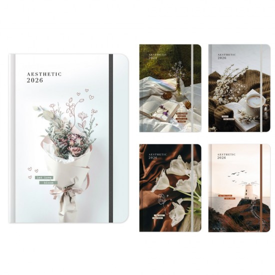 ΗΜΕΡΟΛΟΓΙΟ ΑΛΦΑ AESTHETIC ΗΜΕΡΗΣΙΟ 12Χ17 ΜΙΚΡΟ