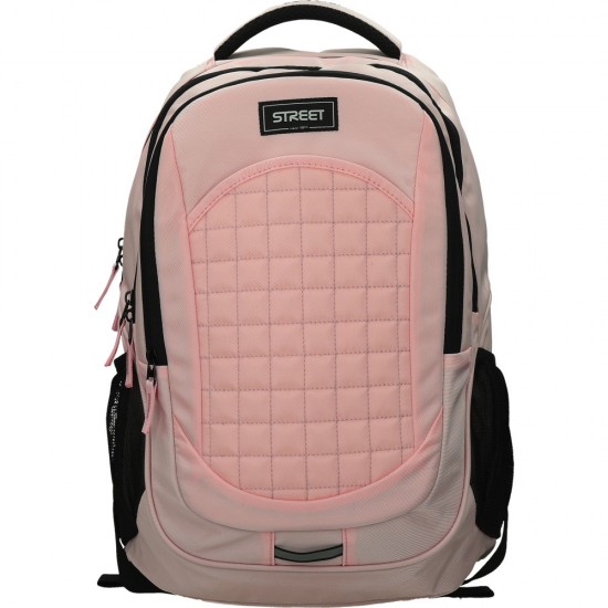 ΤΣΑΝΤΑ ΣΧΟΛΙΚΗ STREET DOUBLER PINK 31x19x45cm (με εργονομική πλάτη air system)